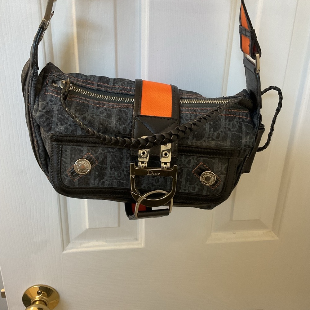 Flight Dior Handbag Jeans and Orange